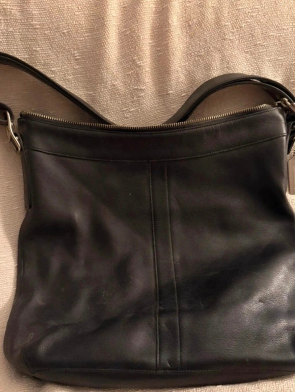 Vintage Black Coach Legacy Slim Duffle F28-9188